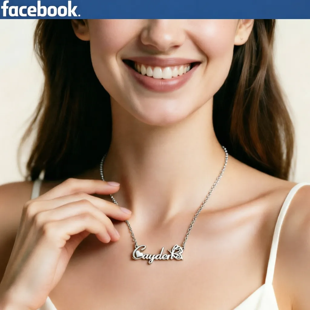 Custom Name Necklace — The Perfect Gift for Her is Just a Name Away 💖