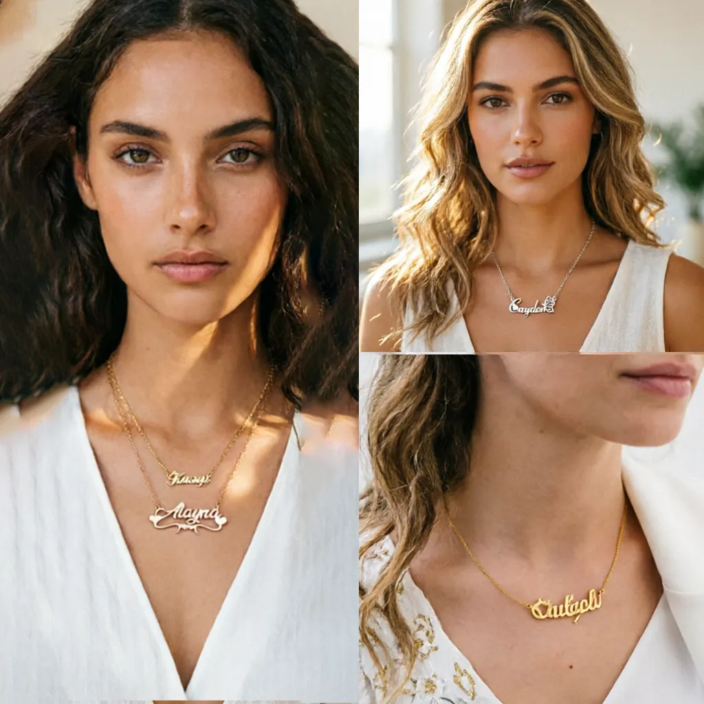 Custom Name Necklace — The Perfect Gift for Her is Just a Name Away 💖