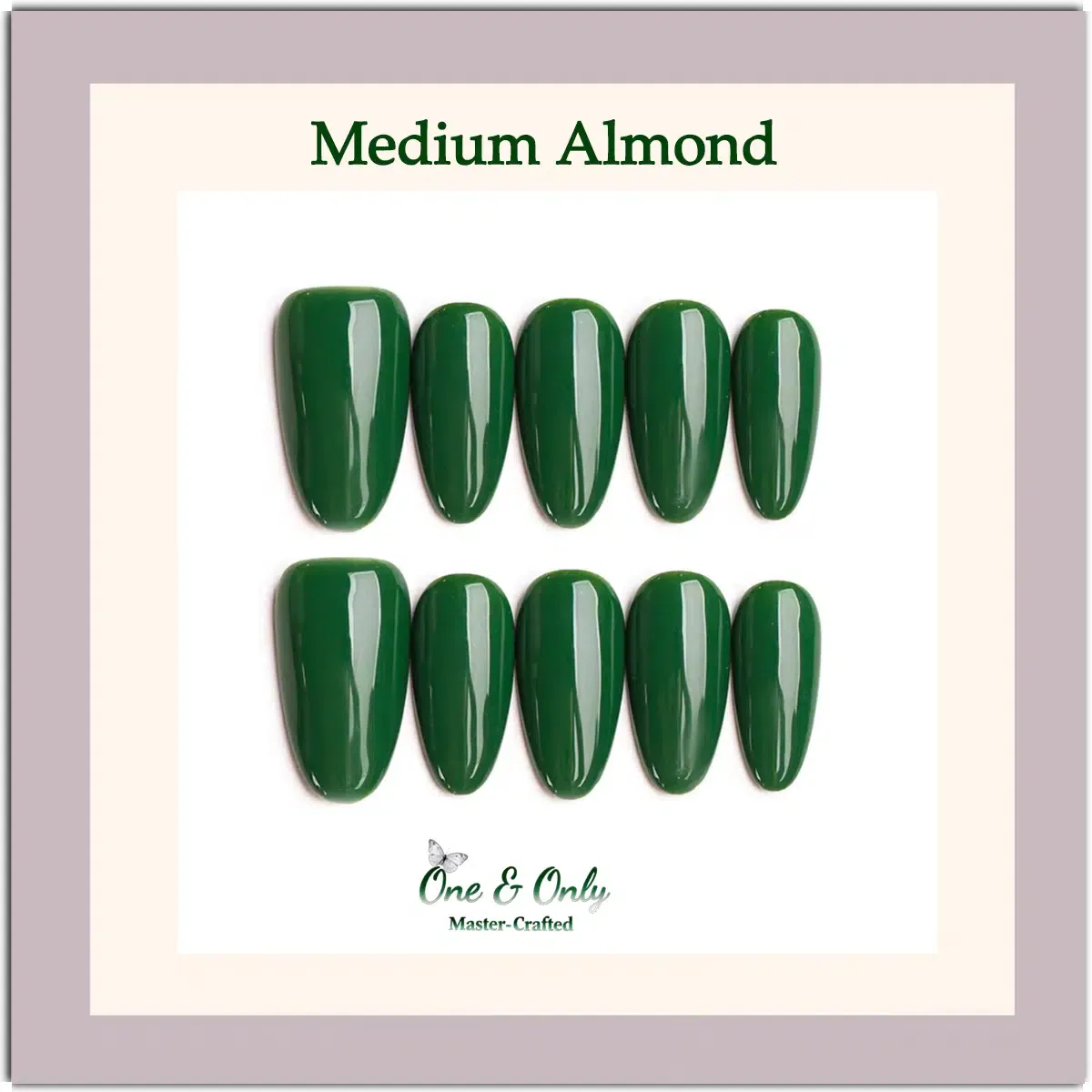 Winter Gala Collection - ​Frosted Soirée | Handcrafted Press-on nails