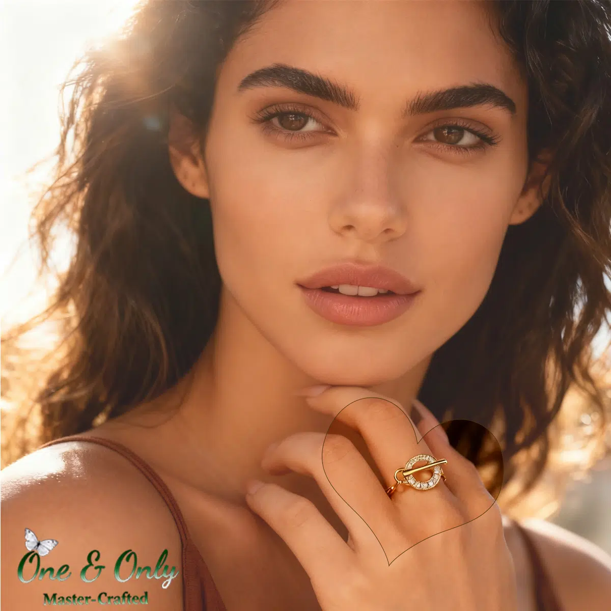 Sterling S925 Silve + 5A Zircon | Ouroboros Cycle Ring​ ​ | Nickel-Free Plating