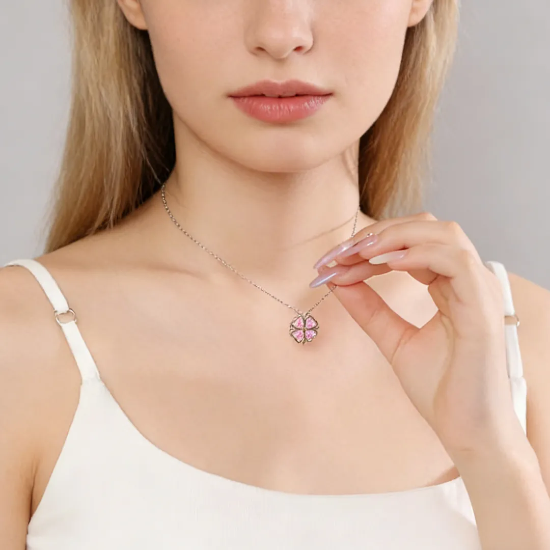 Pink Ribbon "I Am Enough" Heart Necklace: A Symbol of Strength & Self-Love