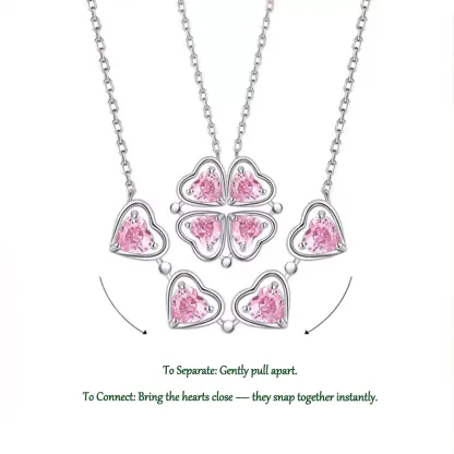 Pink Ribbon "I Am Enough" Heart Necklace: A Symbol of Strength & Self-Love