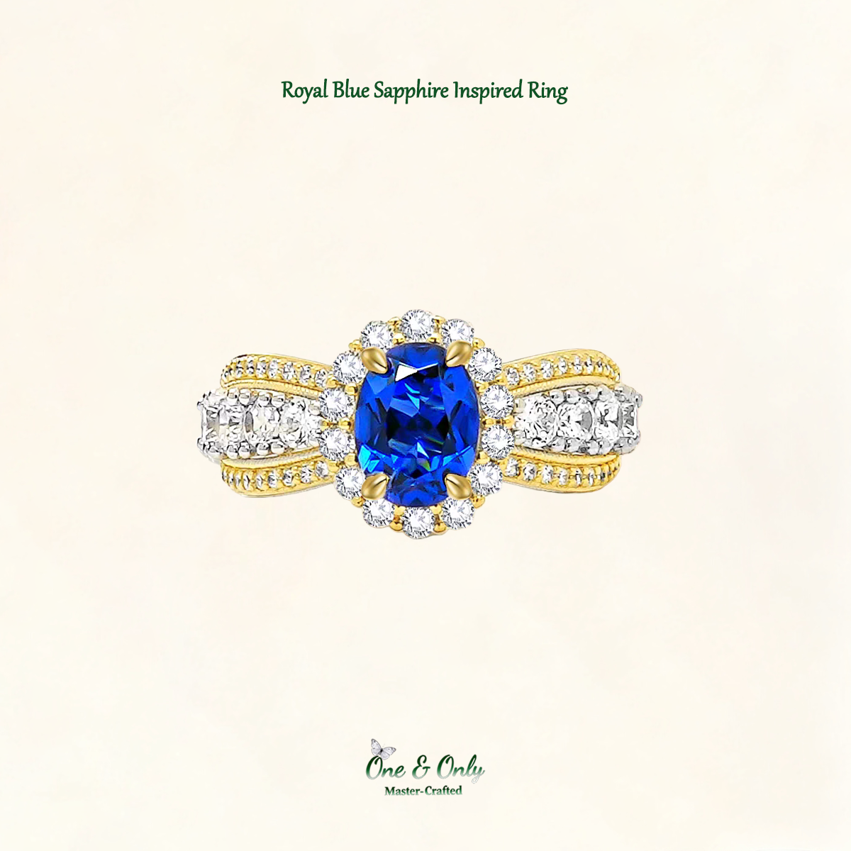 1.5ct Cubic Zirconia 8A Grade  + Sterling S925 Silver | Royal Blue Sapphire Inspired Ring | Symbol of Loyalty & Timeless Luxury