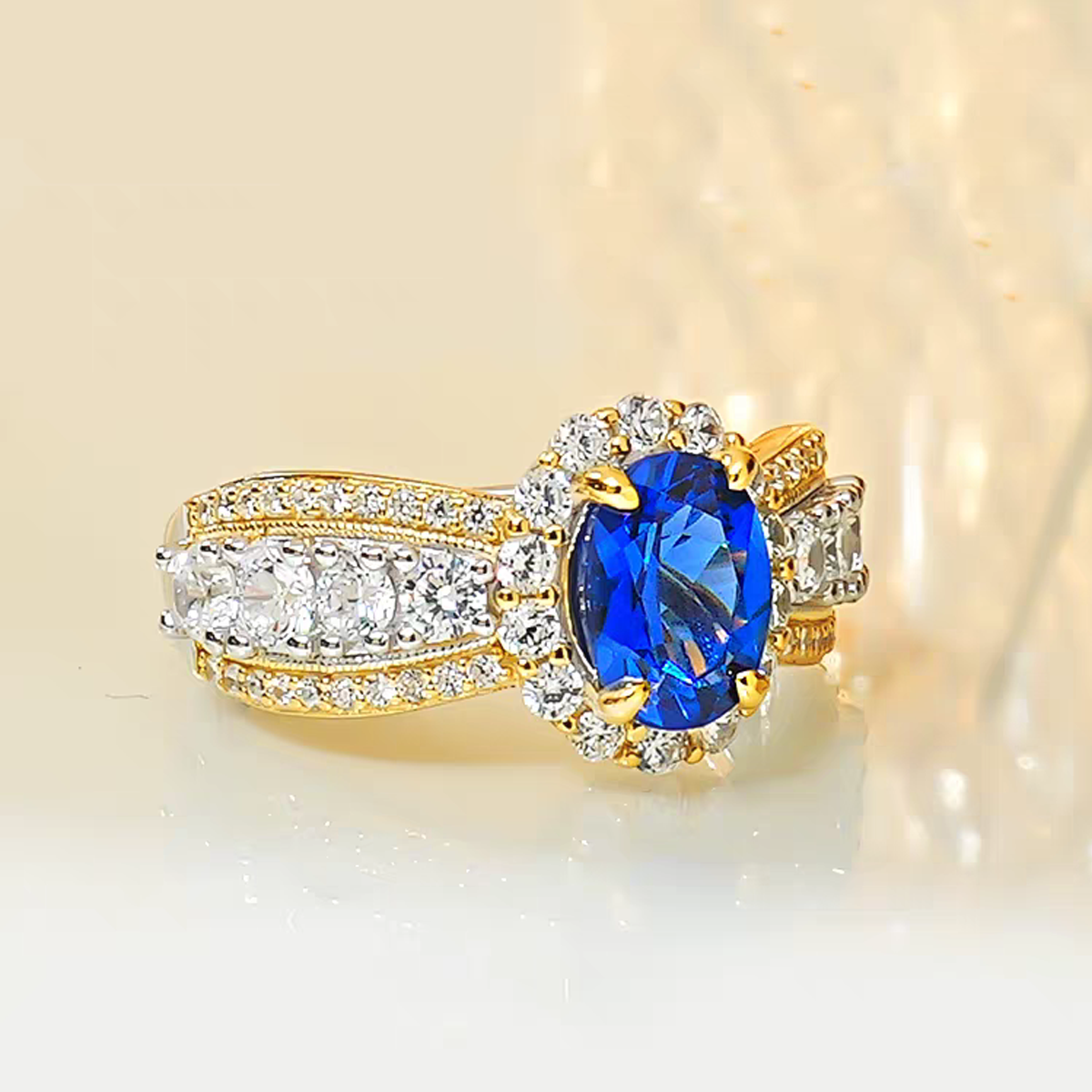 1.5ct Cubic Zirconia 8A Grade  + Sterling S925 Silver | Royal Blue Sapphire Inspired Ring | Symbol of Loyalty & Timeless Luxury
