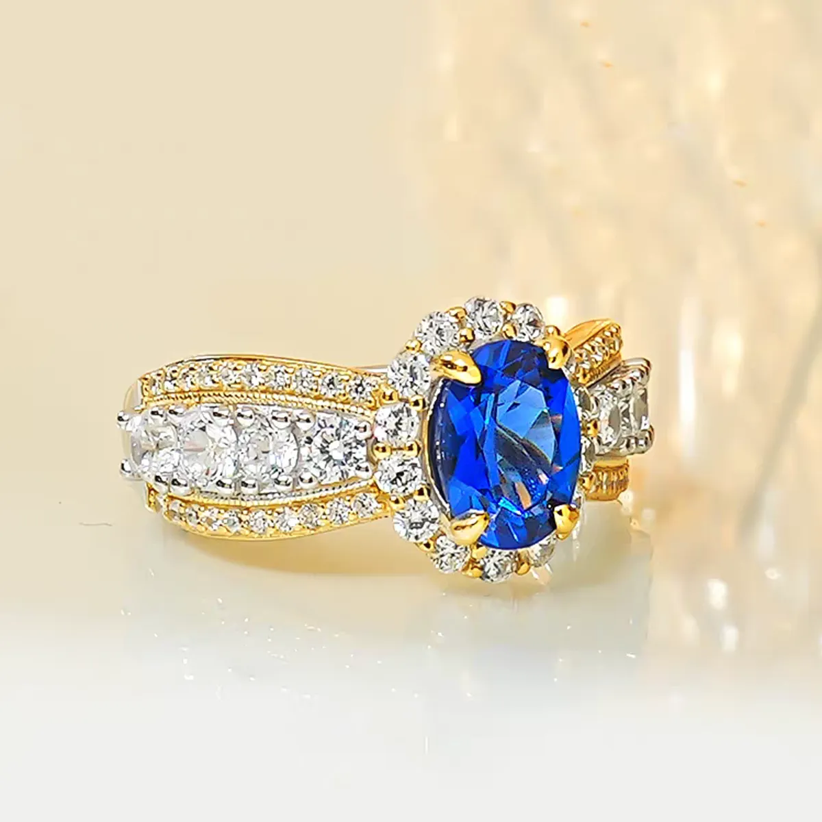 1.5ct Cubic Zirconia 8A Grade  + Sterling S925 Silver | Royal Blue Sapphire Inspired Ring | Symbol of Loyalty & Timeless Luxury