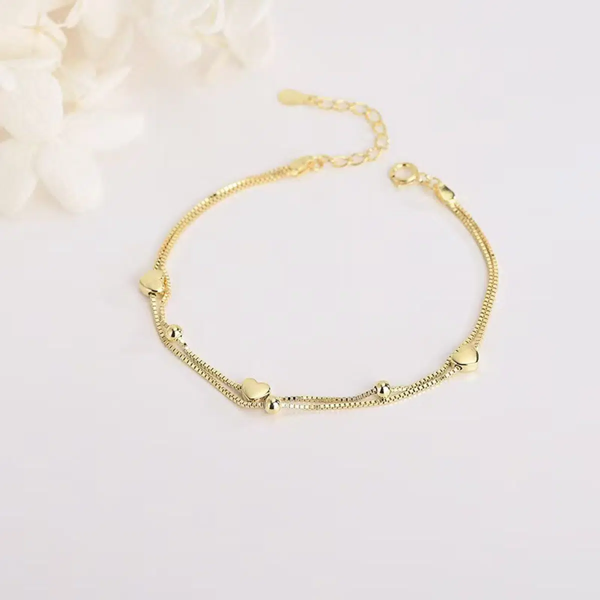 Sterling S925 Silve + 5A Zircon | Secret Heart Slider Bracelet | Nickel-Free Plating