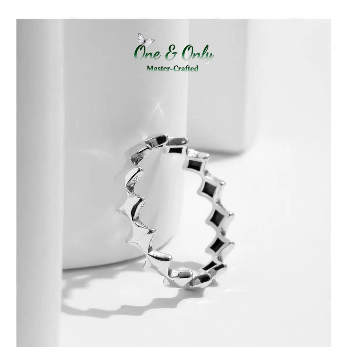 Sterling S925 Silve |  ​Aegis Wave Ring​  | Nickel-Free Plating