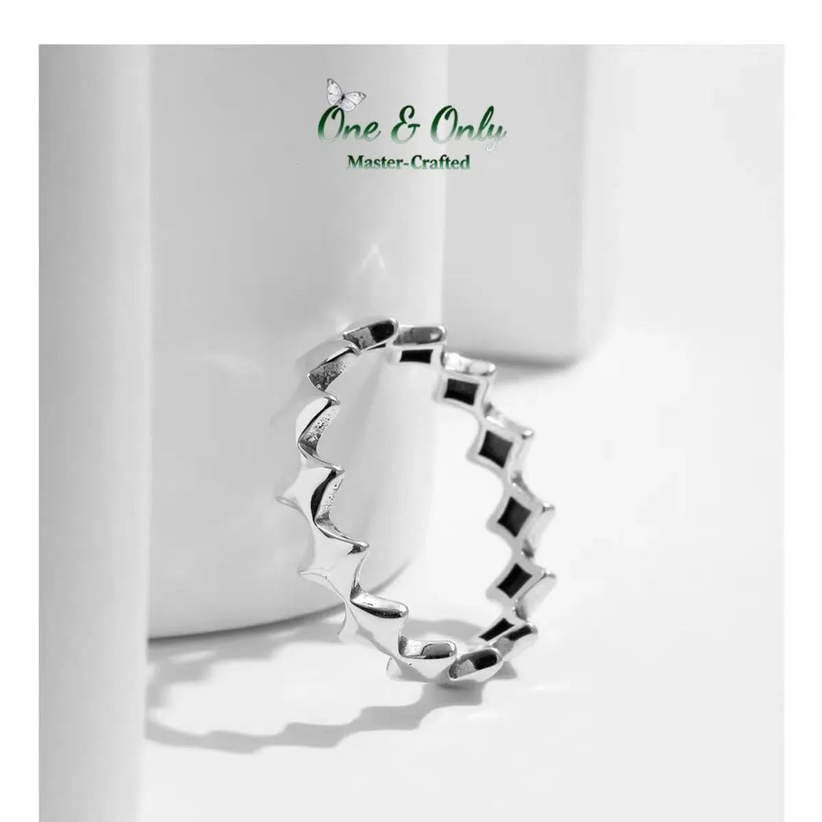 Sterling S925 Silve |  ​Aegis Wave Ring​  | Nickel-Free Plating