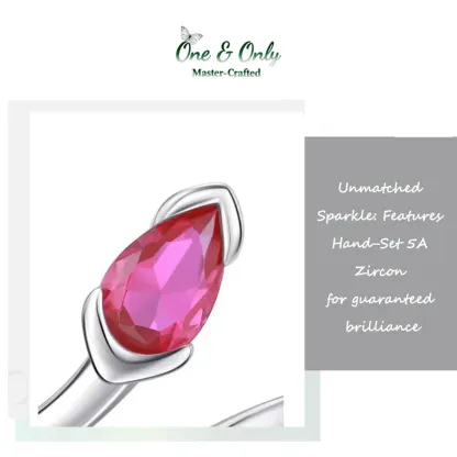 Sterling S925 Silve | ​Serpent's Kiss Adjustable Ring | Nickel-Free Plating