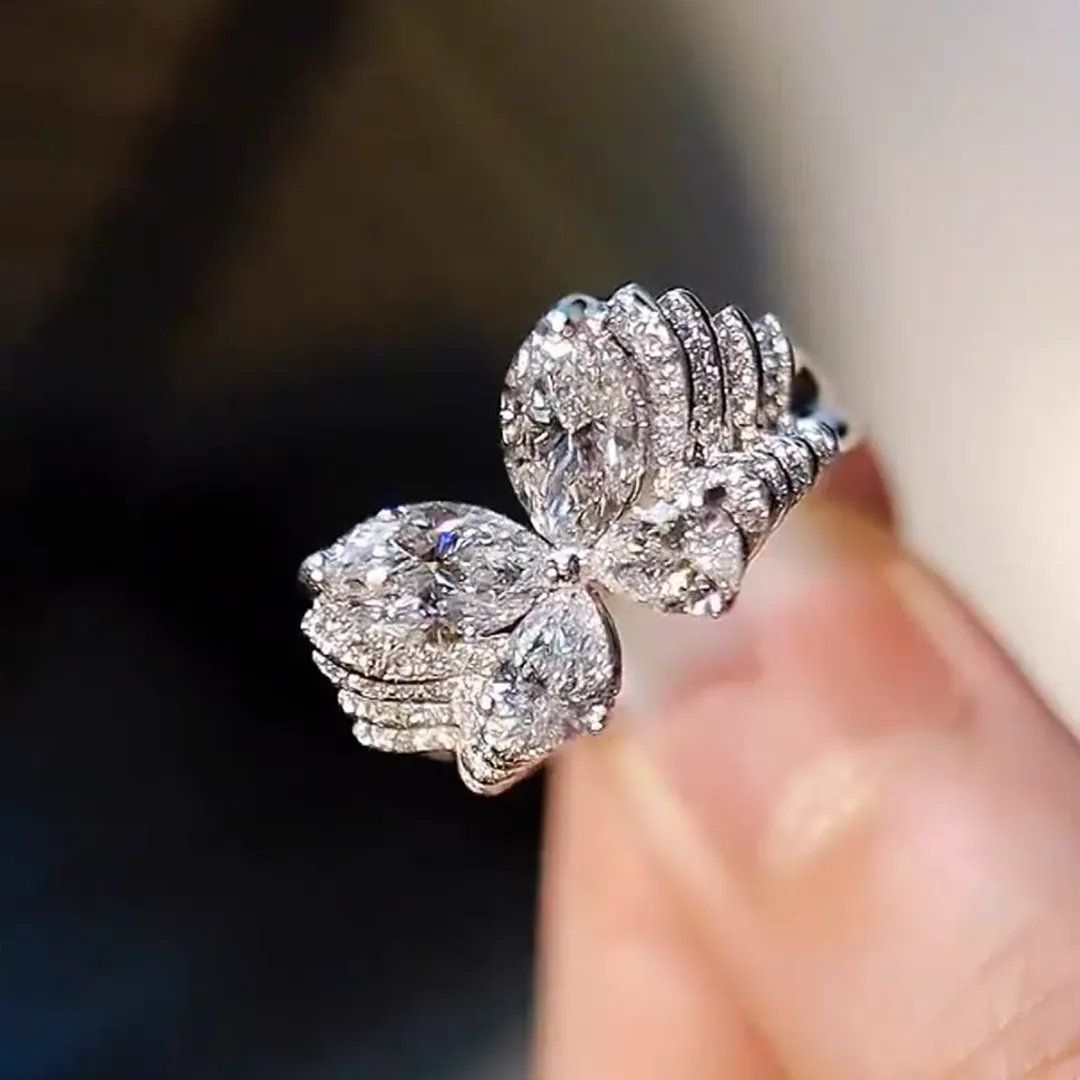 To my girl who’s just started shining Sparkling — Sparkling Dazzling Butterfly Ring