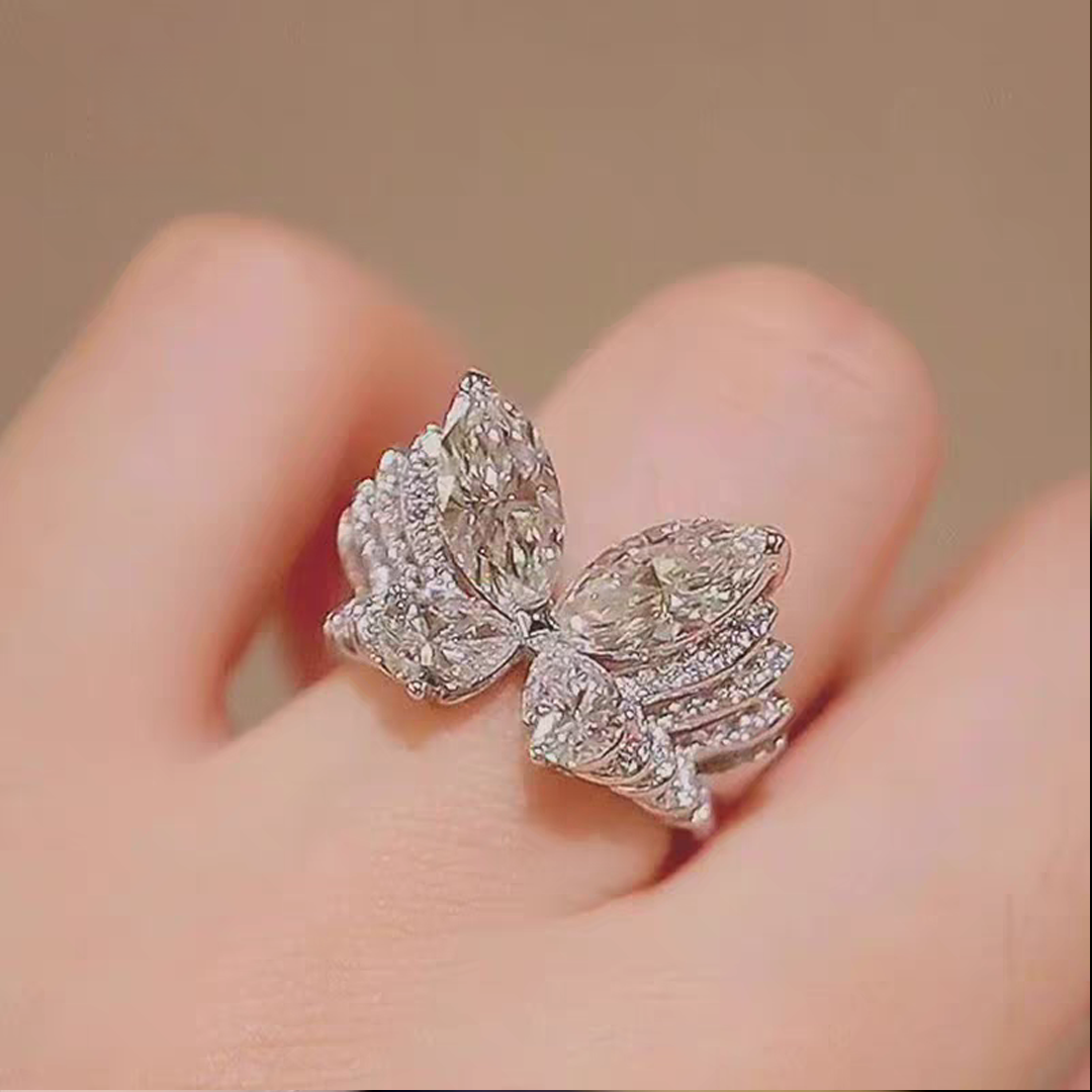 To my girl who’s just started shining Sparkling — Sparkling Dazzling Butterfly Ring