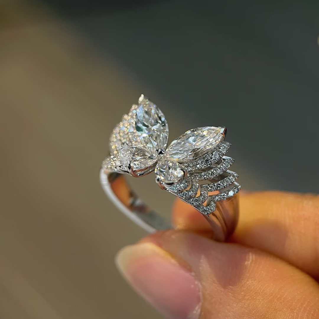 To my girl who’s just started shining Sparkling — Sparkling Dazzling Butterfly Ring