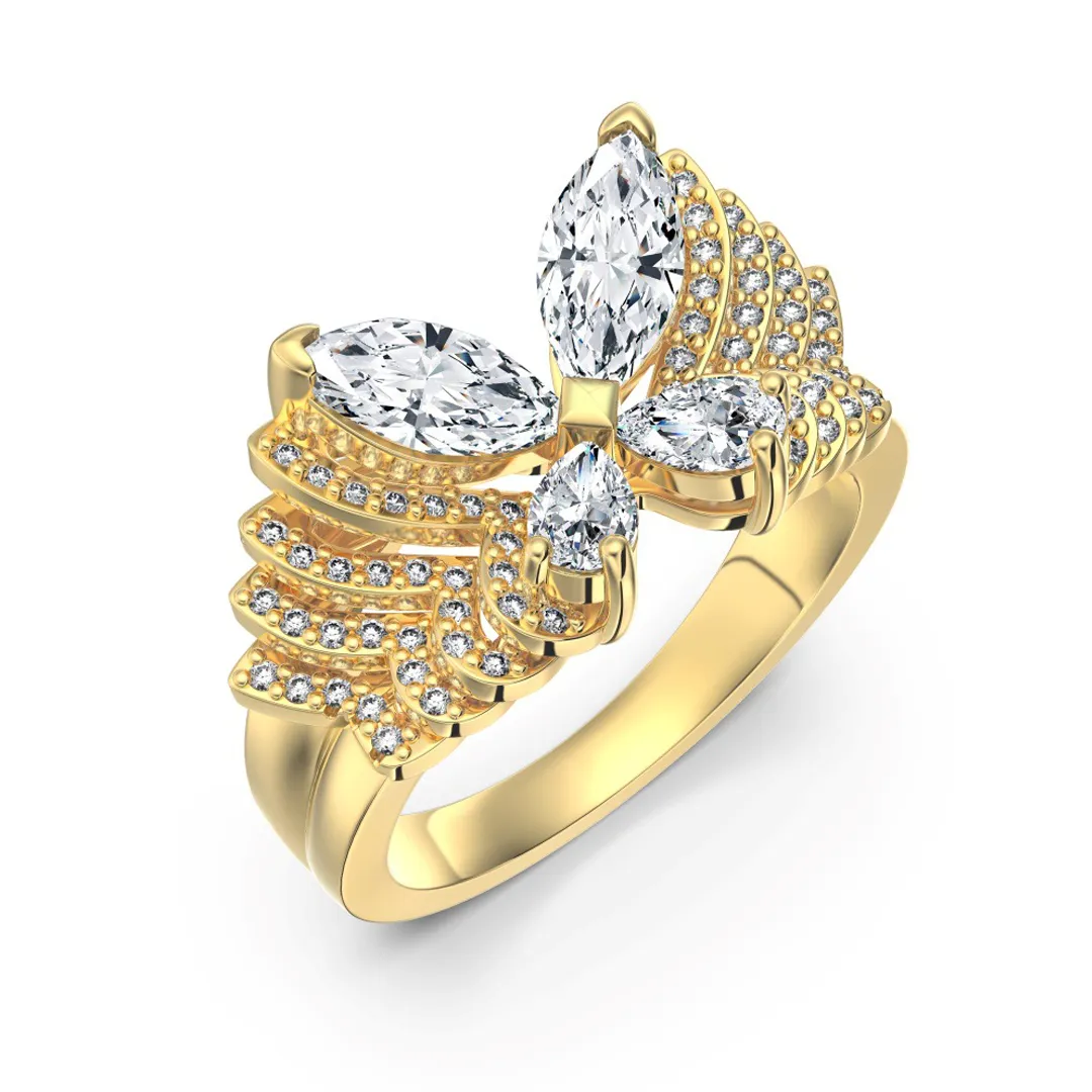 To my girl who’s just started shining Sparkling — Sparkling Dazzling Butterfly Ring