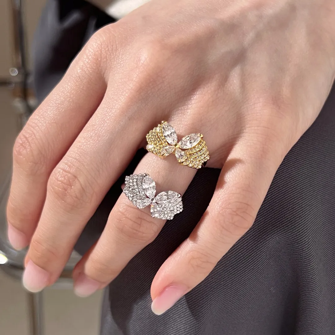 To my girl who’s just started shining Sparkling — Sparkling Dazzling Butterfly Ring