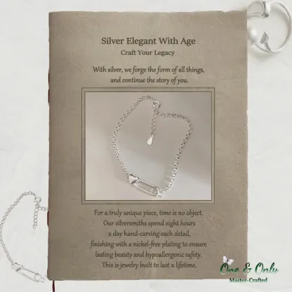 Sterling S925 Silver |The Karma Clip Bracelet | Gift of Love & Protection | The love you give returns to find you