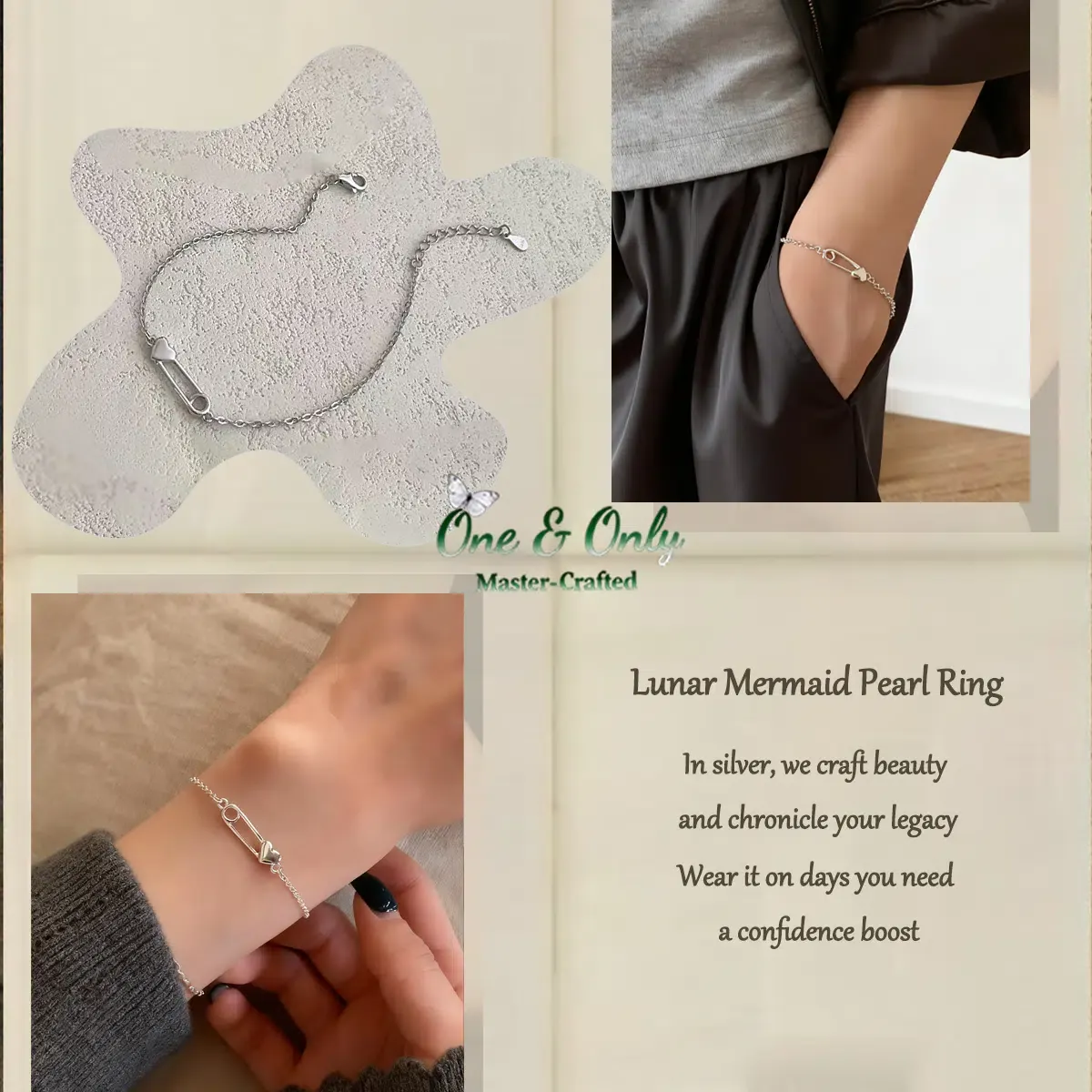 Sterling S925 Silver |The Karma Clip Bracelet | Gift of Love & Protection | The love you give returns to find you