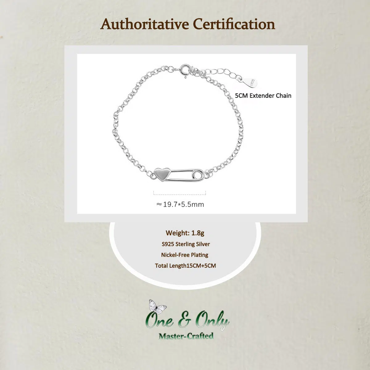 Sterling S925 Silver |The Karma Clip Bracelet | Gift of Love & Protection | The love you give returns to find you
