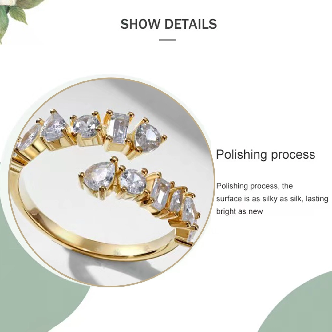 I'll Be With You Teardrop Sea Wave Ring | Gift for Soulmate❤Forever Loved