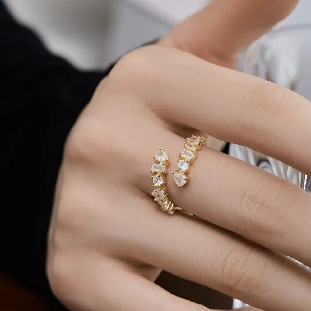 I'll Be With You Teardrop Sea Wave Ring | Gift for Soulmate❤Forever Loved