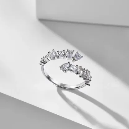 I'll Be With You Teardrop Sea Wave Ring | Gift for Soulmate❤Forever Loved