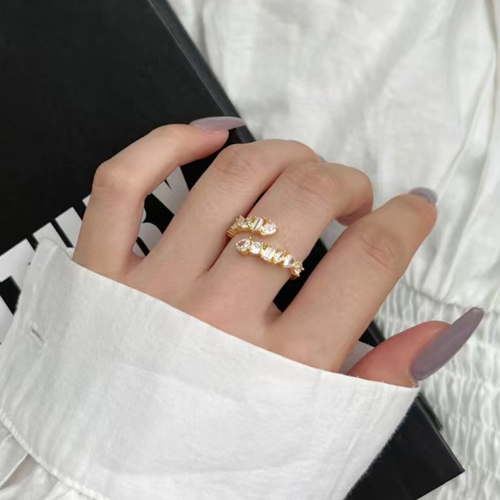 I'll Be With You Teardrop Sea Wave Ring | Gift for Soulmate❤Forever Loved