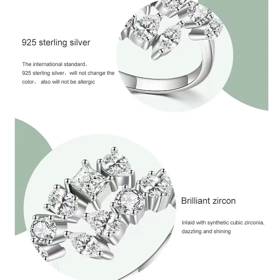 I'll Be With You Teardrop Sea Wave Ring | Gift for Soulmate❤Forever Loved