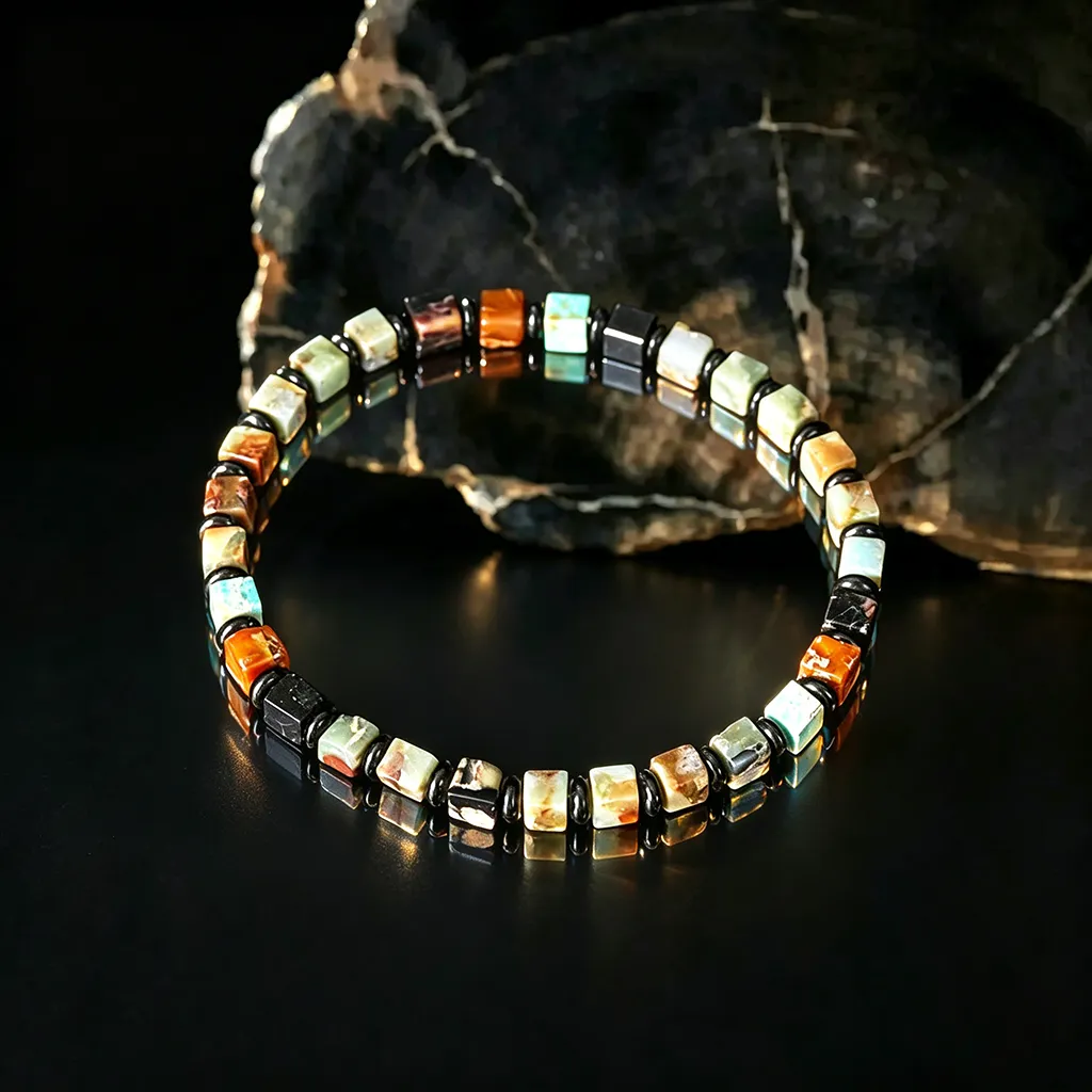 The Five-Element Harmony Stone Bracelet | A Blueprint of Balance for Dad