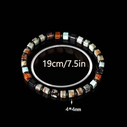 The Five-Element Harmony Stone Bracelet | A Blueprint of Balance for Dad