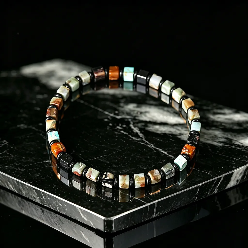 The Five-Element Harmony Stone Bracelet | A Blueprint of Balance for Dad