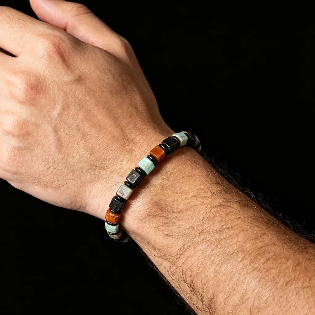 The Five-Element Harmony Stone Bracelet | A Blueprint of Balance for Dad