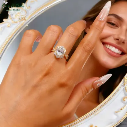 1.6ct 8A CZ + Sterling S925 Silver | The Ice Queen Solitaire Ring | Luxury Statement Ring