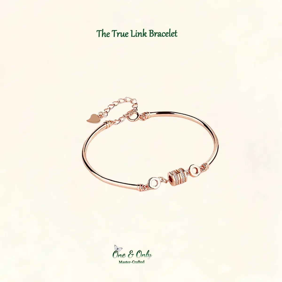 Sterling S925 Silve + 5A Zircon |The True Link Bracelet | Nickel-Free Plating