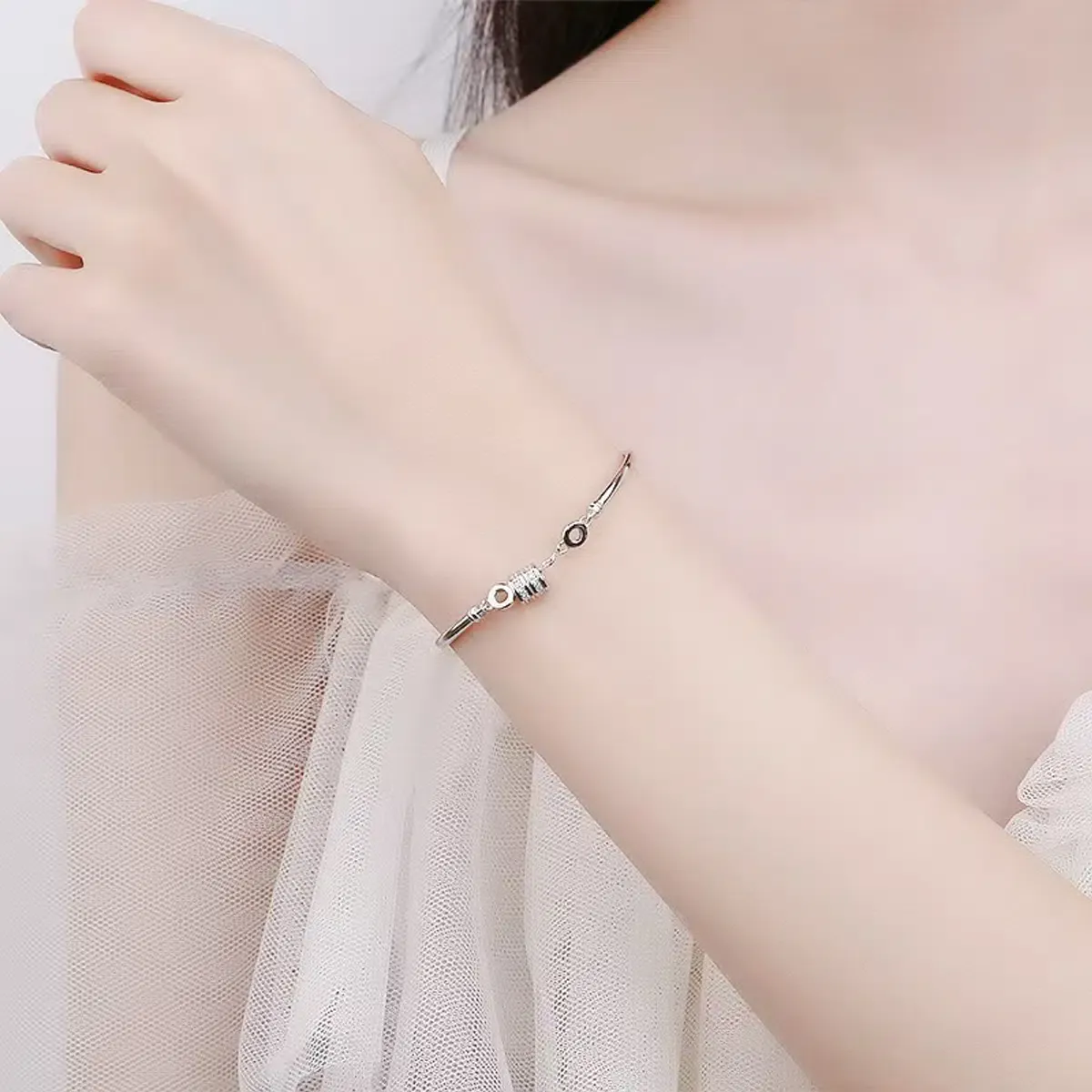 Sterling S925 Silve + 5A Zircon |The True Link Bracelet | Nickel-Free Plating