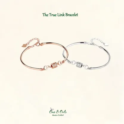Sterling S925 Silve + 5A Zircon |The True Link Bracelet | Nickel-Free Plating