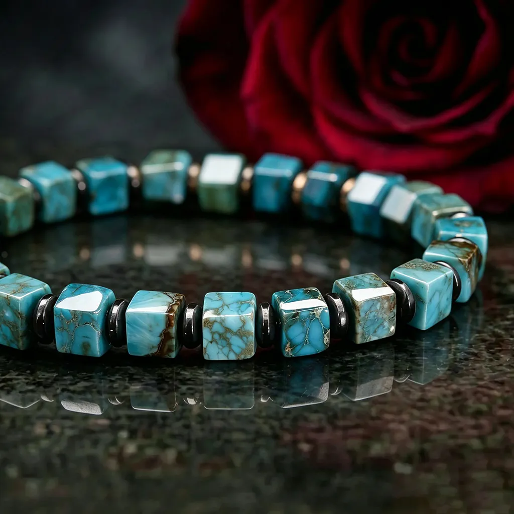The Ultimate Evolution Turquoise Bracelet for Dad | 2.5 Billion Years in the Making. 