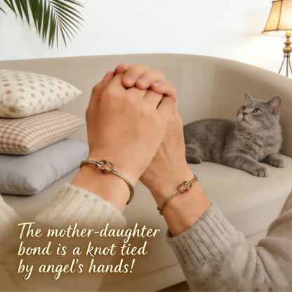 Mother & Daughter Bond Knot Bracelets |  New Year's gift | Forever Linked❤️Forever Loved