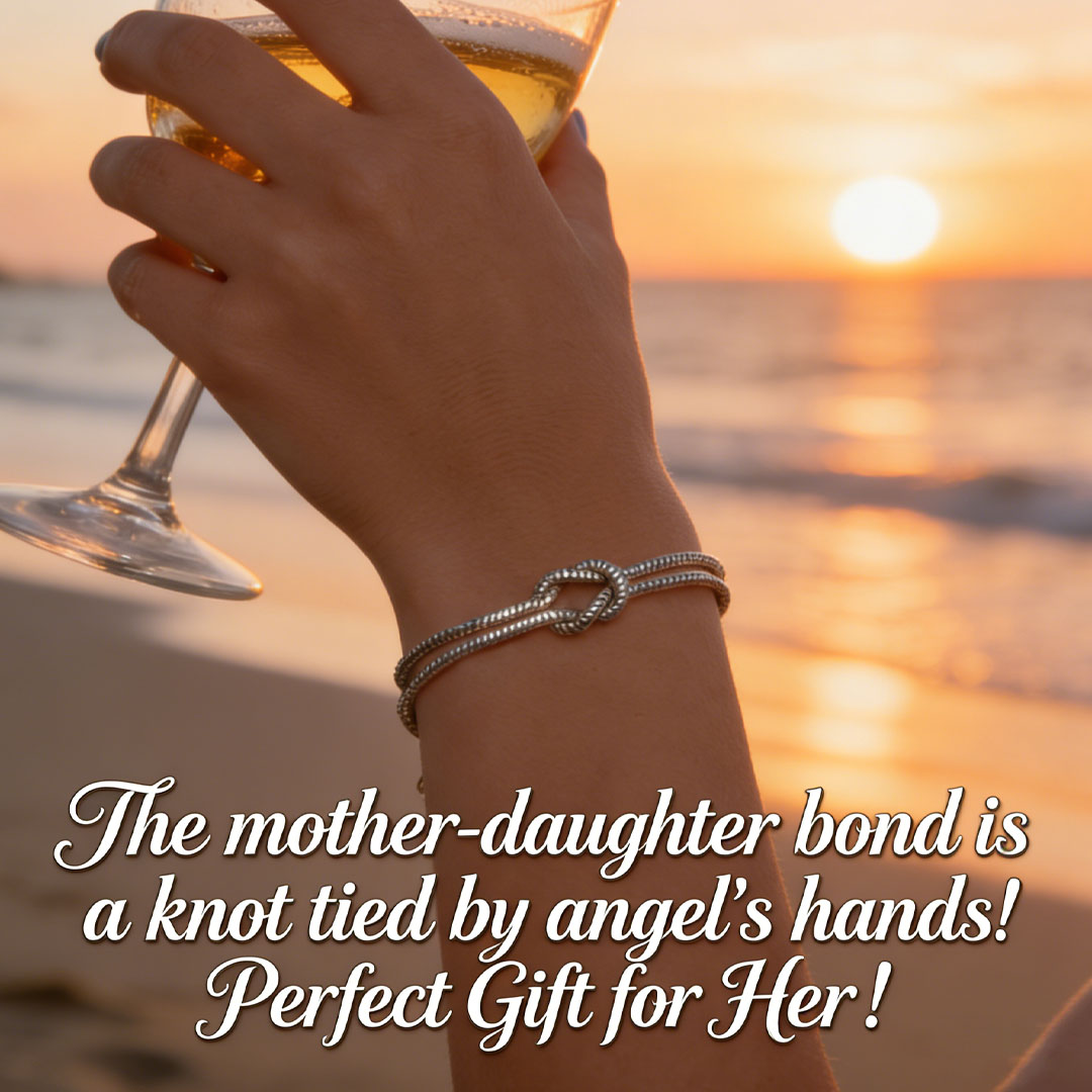 Mother & Daughter Bond Knot Bracelets |  New Year's gift | Forever Linked❤️Forever Loved