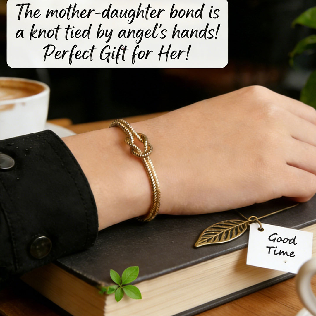 Mother & Daughter Bond Knot Bracelets |  New Year's gift | Forever Linked❤️Forever Loved