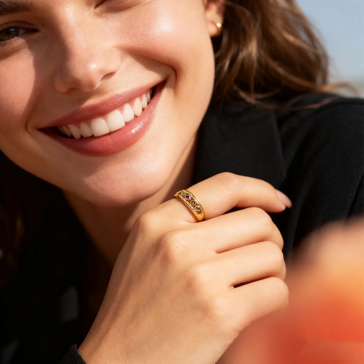 Sterling S925 Silve + 5A Cubic Zirconia |Timeless Harmony  Energy Ring | Nickel-Free Plating
