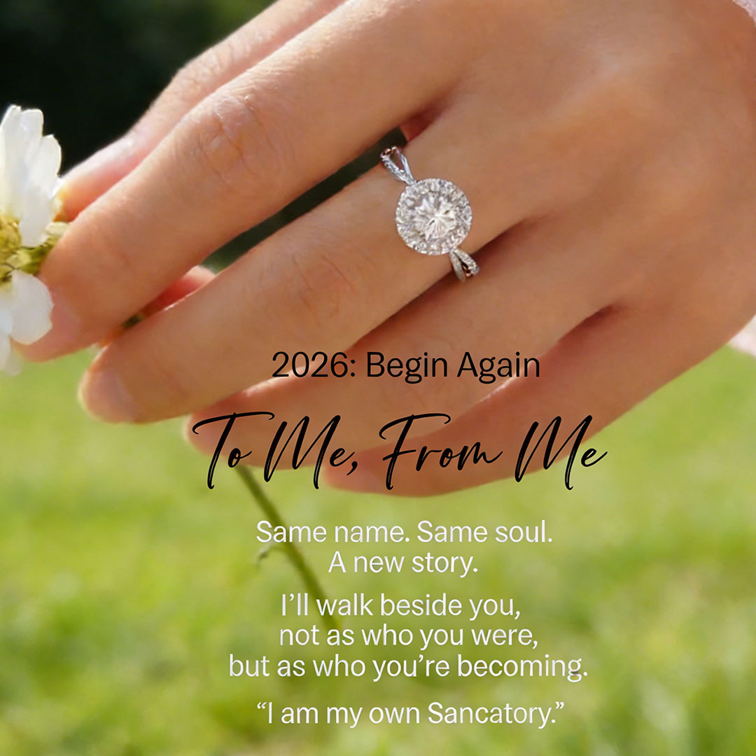 To Me From Me Begin Again Brave Ring | Choose peace over stress.   Cut yourself some slack.