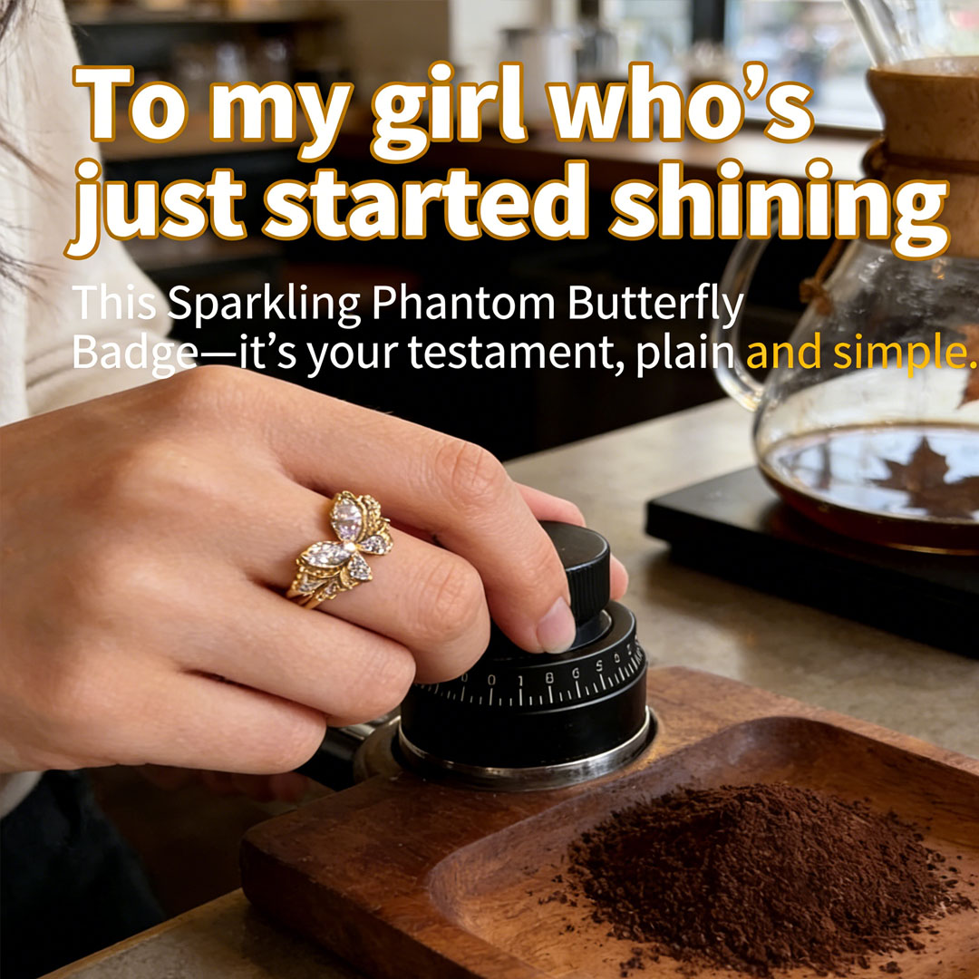 To my girl who’s just started shining Sparkling — Sparkling Dazzling Butterfly Ring