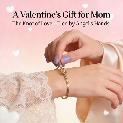A Valentine’s Gift for Mom 🎁The Knot Bracelets of Love—Tied by Angel’s Hands❤️Forever Loved