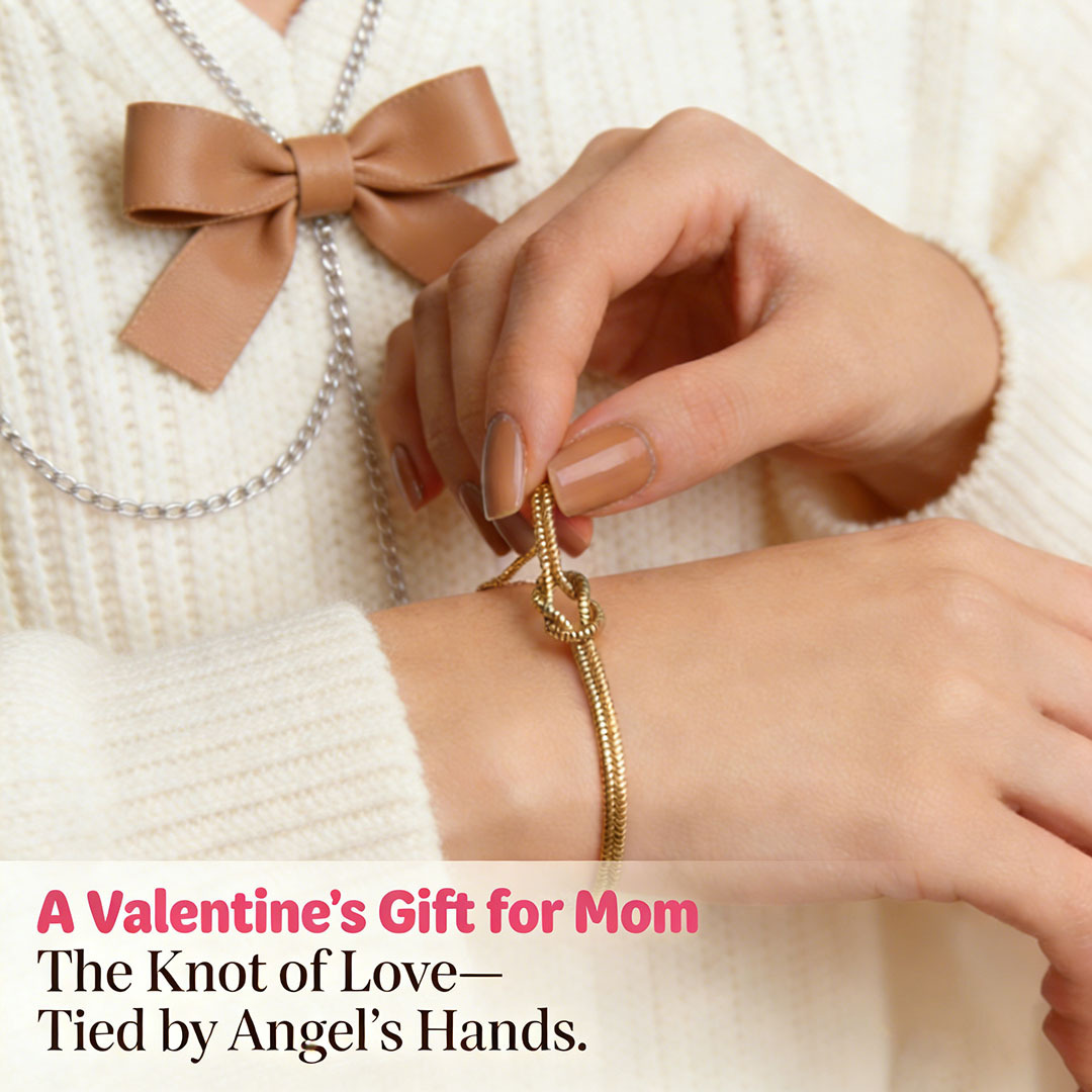 A Valentine’s Gift for Mom 🎁The Knot Bracelets of Love—Tied by Angel’s Hands❤️Forever Loved