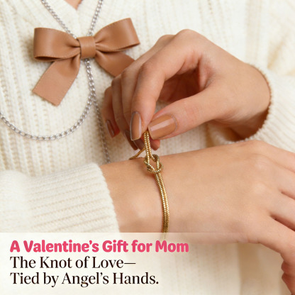 A Valentine’s Gift for Mom 🎁The Knot Bracelets of Love—Tied by Angel’s Hands❤️Forever Loved
