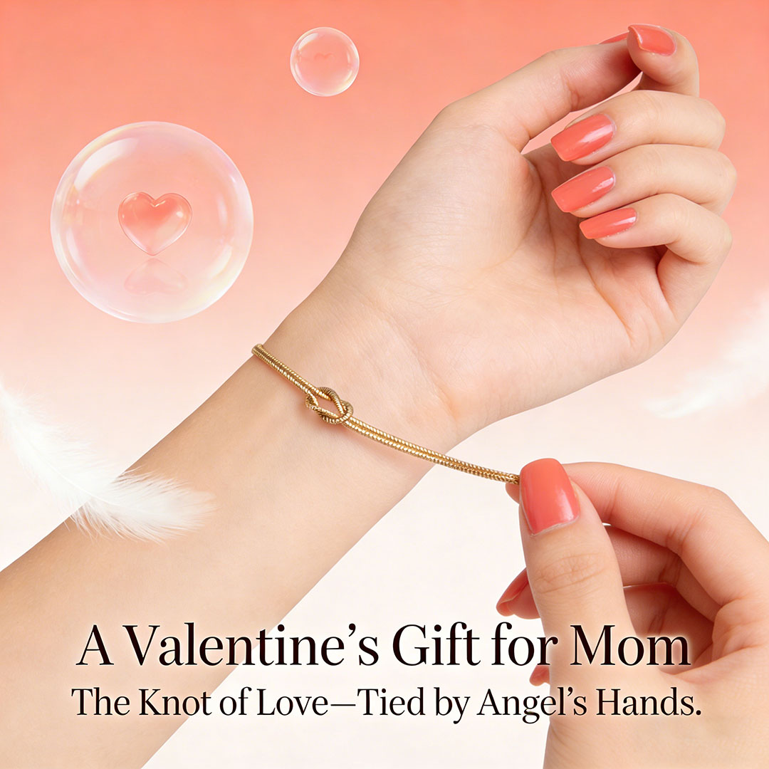 A Valentine’s Gift for Mom 🎁The Knot Bracelets of Love—Tied by Angel’s Hands❤️Forever Loved