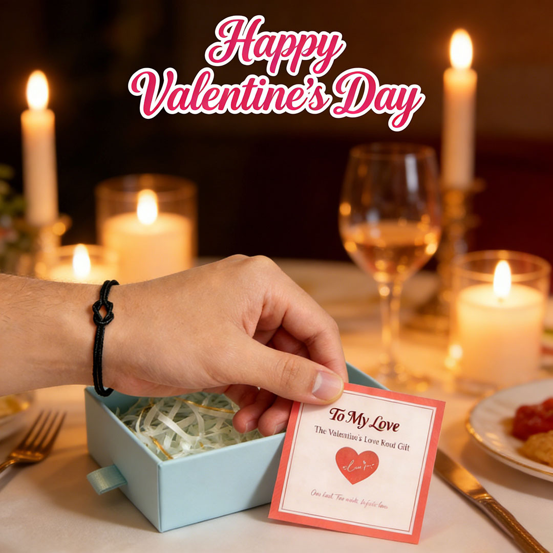 To My Love 💕 The Valentine’s Love Knot Gift |Forever Bond Knot Bracelets | One knot. Two wrists. Infinite love.