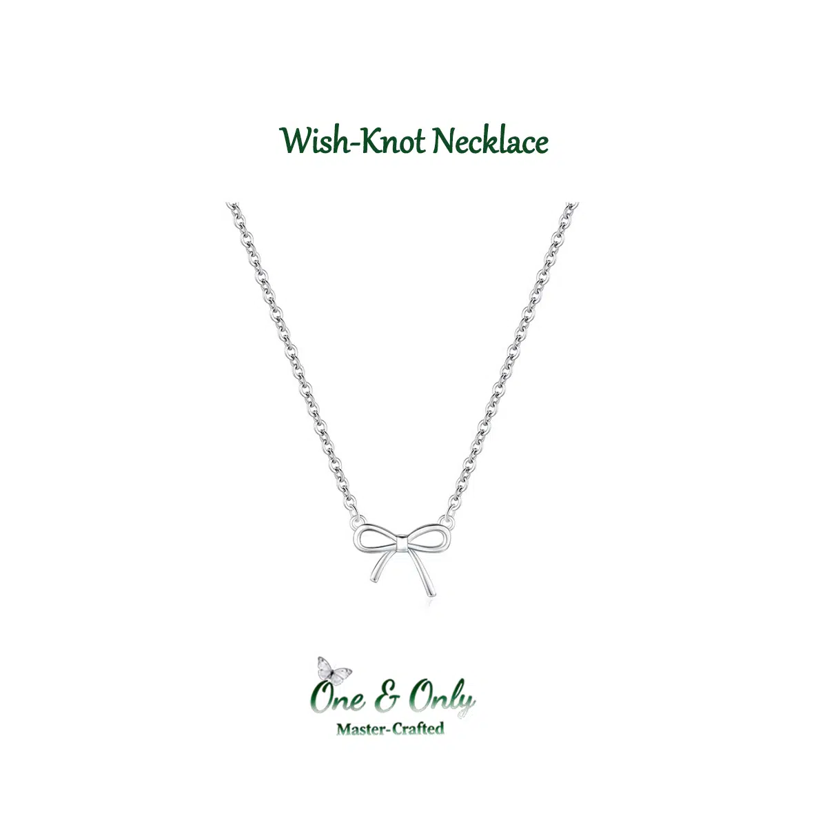 Sterling S925 Silve | Wish-Knot Necklace | Nickel-Free Plating