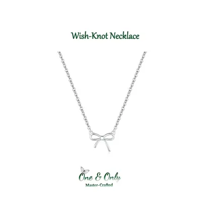 Sterling S925 Silve | Wish-Knot Necklace | Nickel-Free Plating