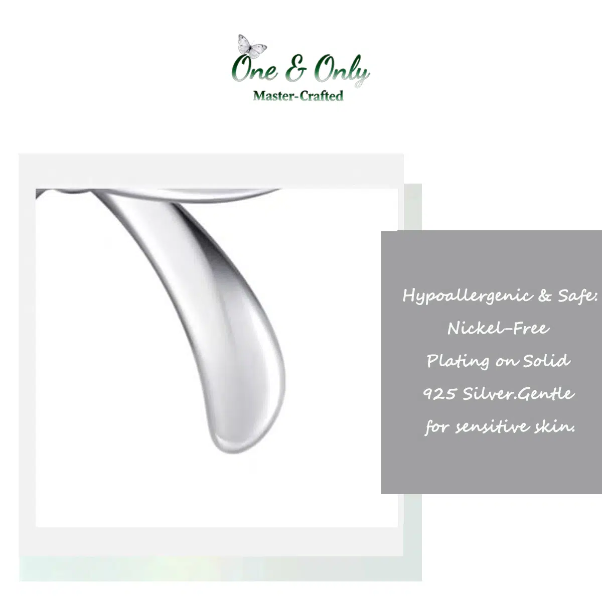 Sterling S925 Silve | Wish-Knot Stud Earrings | Nickel-Free Plating