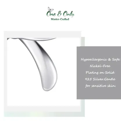 Sterling S925 Silve | Wish-Knot Stud Earrings | Nickel-Free Plating